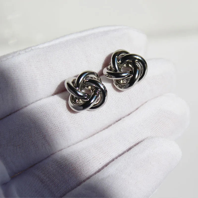 Knotty Stud Earrings