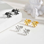 Hashtag Stud Earrings